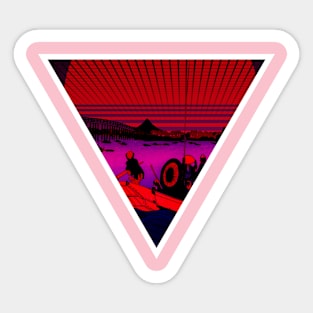 Vaporwave Now Sticker